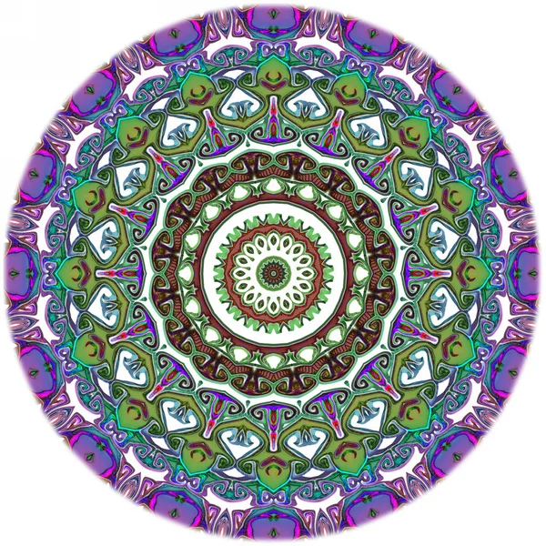 Renkli dijital sanat, oryantal model, geometrik doku, mistik motifi, arka plan, fantastik tasarım. 