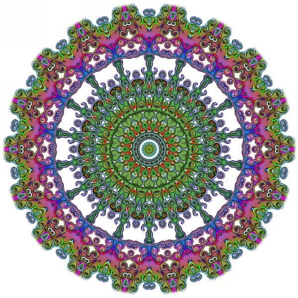 Renkli dijital sanat, oryantal model, geometrik doku, mistik motifi, arka plan, fantastik tasarım. 