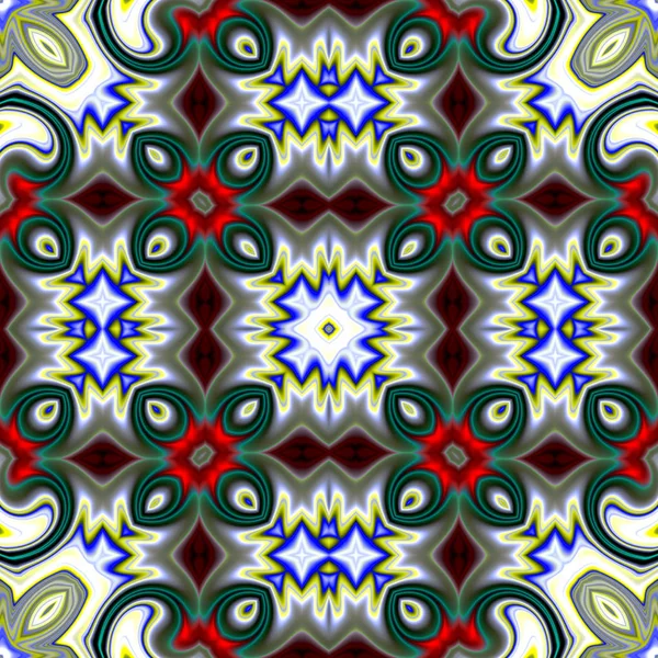 Renkli dijital sanat, oryantal model, geometrik doku, mistik motifi, arka plan, fantastik tasarım. 