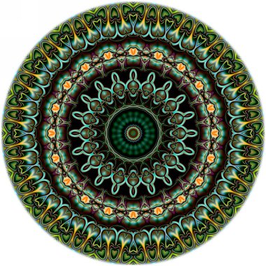 Renkli dijital sanat, oryantal model, geometrik doku, mistik motifi, arka plan, fantastik tasarım. 