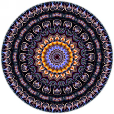 Renkli dijital sanat, oryantal model, geometrik doku, mistik motifi, arka plan, fantastik tasarım. 