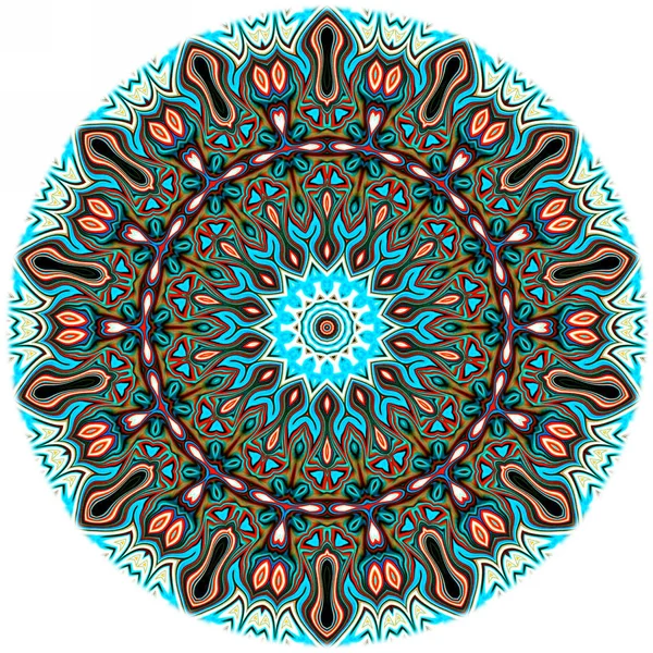 Renkli dijital sanat, oryantal model, geometrik doku, mistik motifi, arka plan, fantastik tasarım. 