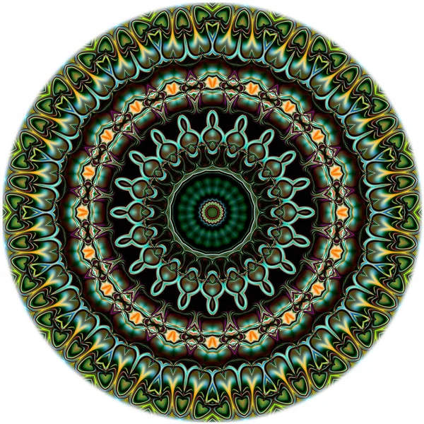 Renkli dijital sanat, oryantal model, geometrik doku, mistik motifi, arka plan, fantastik tasarım. 