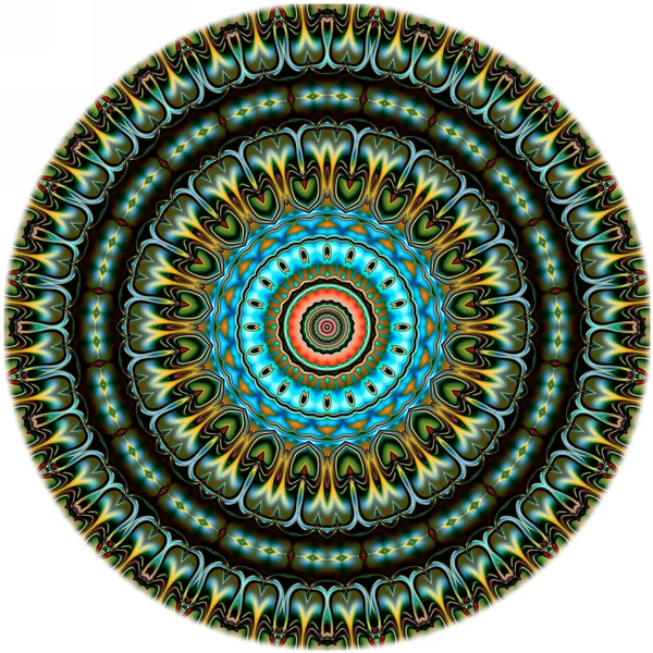 Renkli dijital sanat, oryantal model, geometrik doku, mistik motifi, arka plan, fantastik tasarım. 