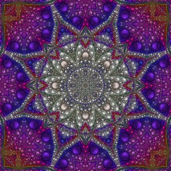 Renkli dijital sanat, oryantal model, geometrik doku, mistik motifi, arka plan, fantastik tasarım. 