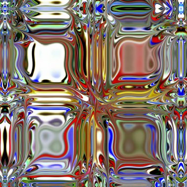 Renkli dijital sanat, oryantal model, geometrik doku, mistik motifi, arka plan, fantastik tasarım. 