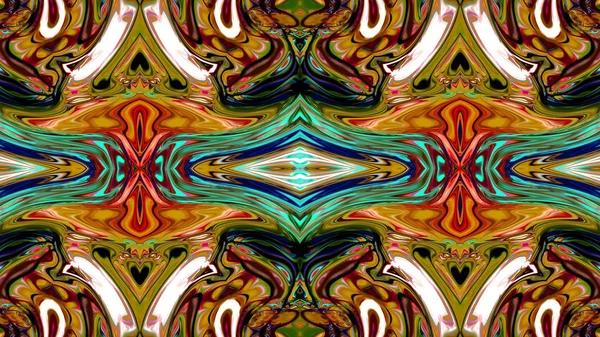Renkli dijital sanat, oryantal model, geometrik doku, mistik motifi, arka plan, fantastik tasarım. 