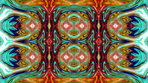 Renkli dijital sanat, oryantal model, geometrik doku, mistik motifi, arka plan, fantastik tasarım. 