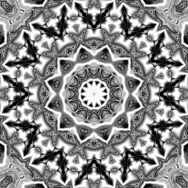 Renkli dijital sanat, oryantal model, geometrik doku, mistik motifi, arka plan, fantastik tasarım. 