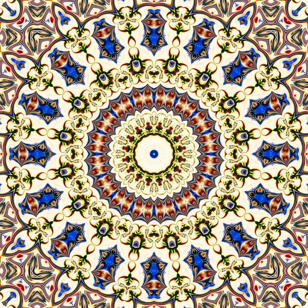 Renkli dijital sanat, oryantal model, geometrik doku, mistik motifi, arka plan, fantastik tasarım. 