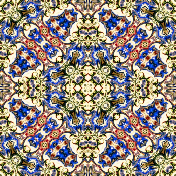 Renkli dijital sanat, oryantal model, geometrik doku, mistik motifi, arka plan, fantastik tasarım. 