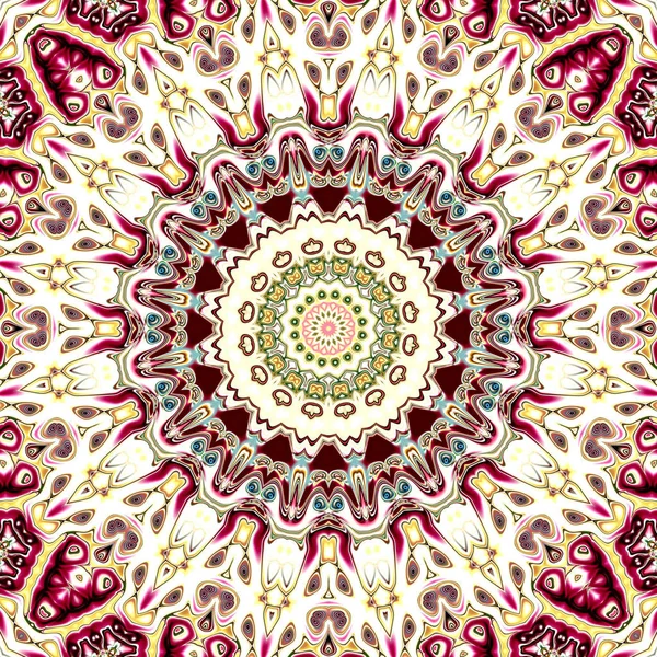 Renkli dijital sanat, oryantal model, geometrik doku, mistik motifi, arka plan, fantastik tasarım. 