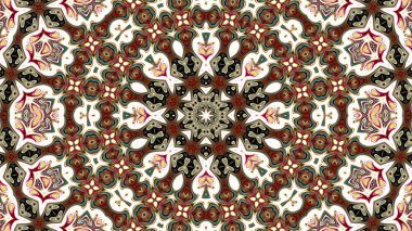 Renkli dijital sanat, oryantal model, geometrik doku, mistik motifi, arka plan, fantastik tasarım. 