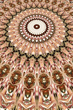 Renkli dijital sanat, oryantal model, geometrik doku, mistik motifi, arka plan, fantastik tasarım. 