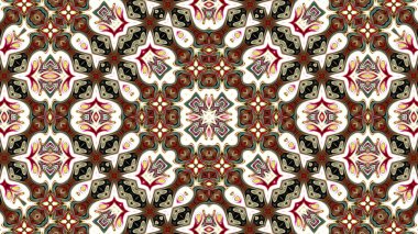 Renkli dijital sanat, oryantal model, geometrik doku, mistik motifi, arka plan, fantastik tasarım. 