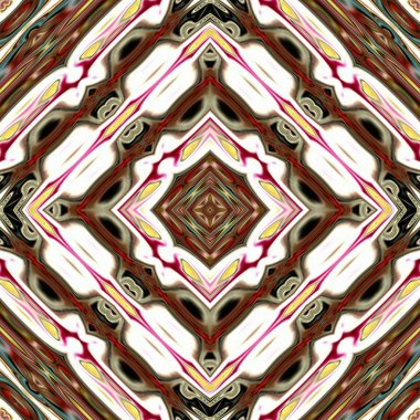 Renkli dijital sanat, oryantal model, geometrik doku, mistik motifi, arka plan, fantastik tasarım. 