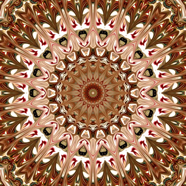 Renkli dijital sanat, oryantal model, geometrik doku, mistik motifi, arka plan, fantastik tasarım. 