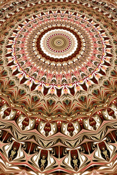 Renkli dijital sanat, oryantal model, geometrik doku, mistik motifi, arka plan, fantastik tasarım. 