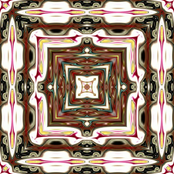 Renkli dijital sanat, oryantal model, geometrik doku, mistik motifi, arka plan, fantastik tasarım. 