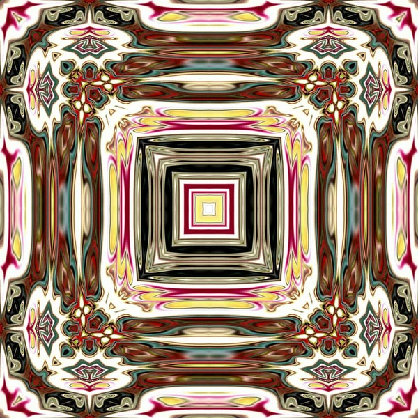 Renkli dijital sanat, oryantal model, geometrik doku, mistik motifi, arka plan, fantastik tasarım. 