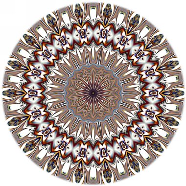 Renkli dijital sanat, oryantal model, geometrik doku, mistik motifi, arka plan, fantastik tasarım. 