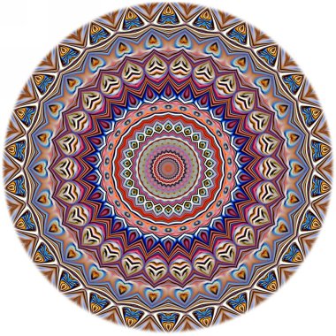 Renkli dijital sanat, oryantal model, geometrik doku, mistik motifi, arka plan, fantastik tasarım. 