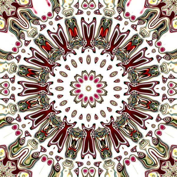 Renkli dijital sanat, oryantal model, geometrik doku, mistik motifi, arka plan, fantastik tasarım. 