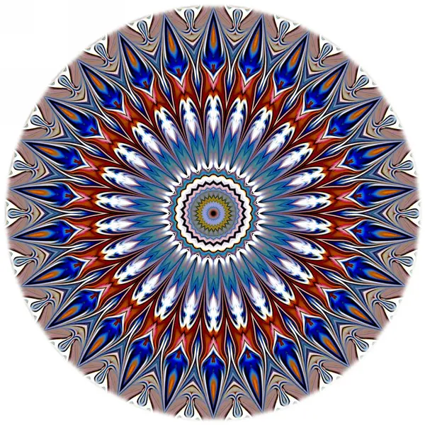 Renkli dijital sanat, oryantal model, geometrik doku, mistik motifi, arka plan, fantastik tasarım. 