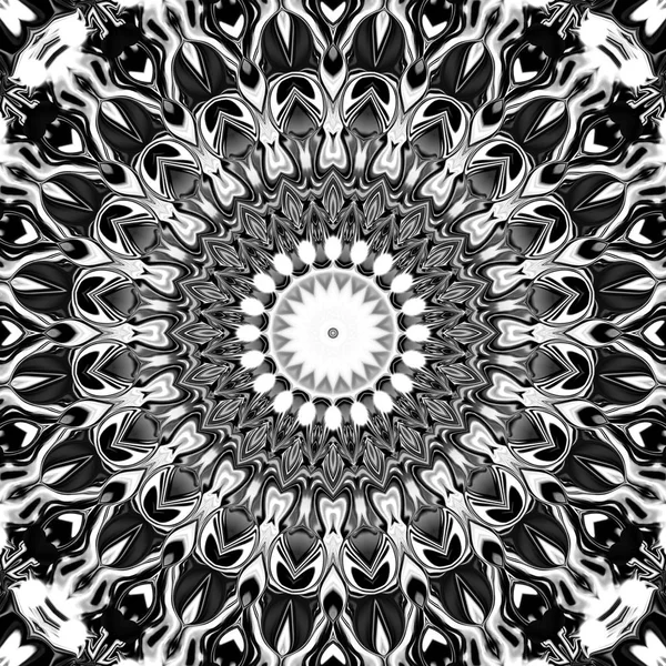 Πολύχρωμο Ψηφιακή Τέχνη Ανατολίτικο Μοτίβο Γεωμετρικό Υφή Μυστικιστική Μοτίβο Αφηρημένα — Φωτογραφία Αρχείου