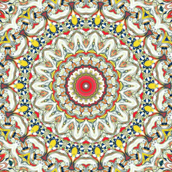 Renkli dijital sanat, oryantal model, geometrik doku, mistik motifi, arka plan, fantastik tasarım. 