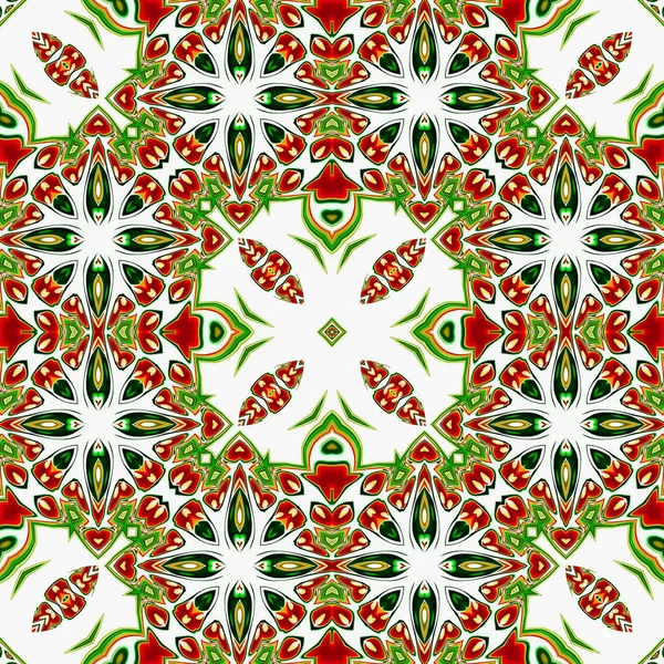 Renkli dijital sanat, oryantal model, geometrik doku, mistik motifi, arka plan, fantastik tasarım. 