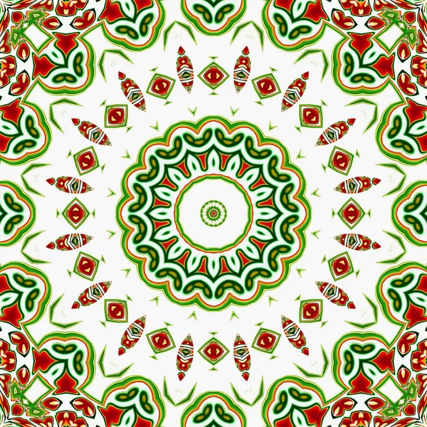 Renkli dijital sanat, oryantal model, geometrik doku, mistik motifi, arka plan, fantastik tasarım. 