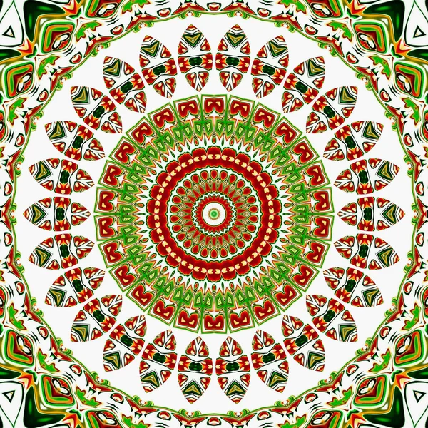 Renkli dijital sanat, oryantal model, geometrik doku, mistik motifi, arka plan, fantastik tasarım. 