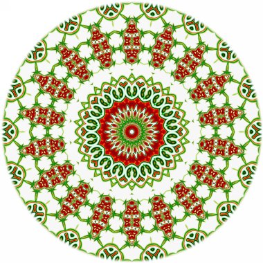 Renkli dijital sanat, oryantal model, geometrik doku, mistik motifi, arka plan, fantastik tasarım. 