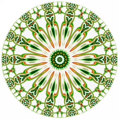 Renkli dijital sanat, oryantal model, geometrik doku, mistik motifi, arka plan, fantastik tasarım. 