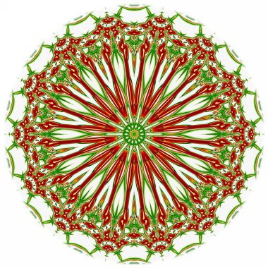 Renkli dijital sanat, oryantal model, geometrik doku, mistik motifi, arka plan, fantastik tasarım. 