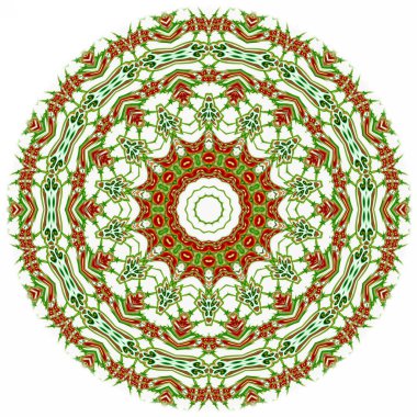 Renkli dijital sanat, oryantal model, geometrik doku, mistik motifi, arka plan, fantastik tasarım. 