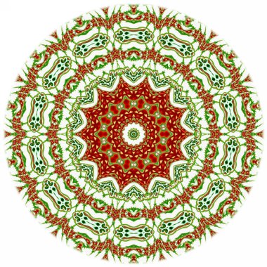 Renkli dijital sanat, oryantal model, geometrik doku, mistik motifi, arka plan, fantastik tasarım. 