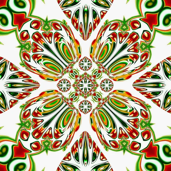 Renkli dijital sanat, oryantal model, geometrik doku, mistik motifi, arka plan, fantastik tasarım. 