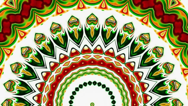 Renkli dijital sanat, oryantal model, geometrik doku, mistik motifi, arka plan, fantastik tasarım. 