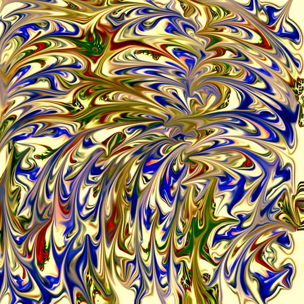 Arte Digital Colorido Patrón Oriental Textura Geométrica Motivo Místico Fondo —  Fotos de Stock