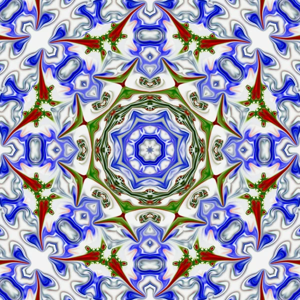 Renkli dijital sanat, oryantal model, geometrik doku, mistik motifi, arka plan, fantastik tasarım. 