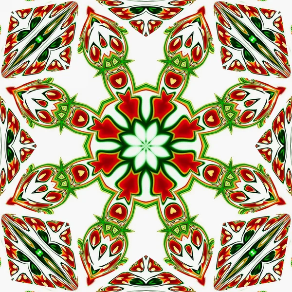 Renkli dijital sanat, oryantal model, geometrik doku, mistik motifi, arka plan, fantastik tasarım. 