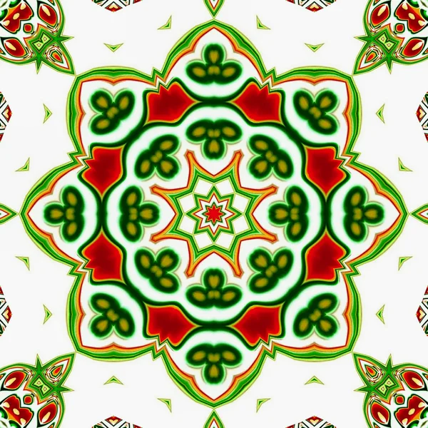 Renkli dijital sanat, oryantal model, geometrik doku, mistik motifi, arka plan, fantastik tasarım. 