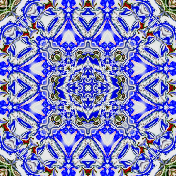 Renkli dijital sanat, oryantal model, geometrik doku, mistik motifi, arka plan, fantastik tasarım. 