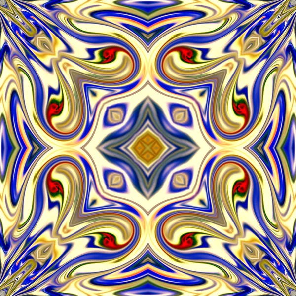 Renkli dijital sanat, oryantal model, geometrik doku, mistik motifi, arka plan, fantastik tasarım. 