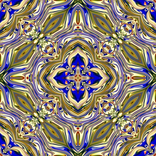 Renkli dijital sanat, oryantal model, geometrik doku, mistik motifi, arka plan, fantastik tasarım. 