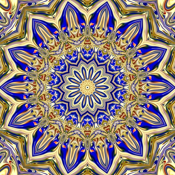 Renkli dijital sanat, oryantal model, geometrik doku, mistik motifi, arka plan, fantastik tasarım. 