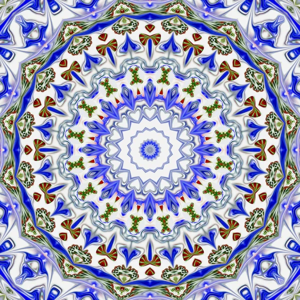 Renkli dijital sanat, oryantal model, geometrik doku, mistik motifi, arka plan, fantastik tasarım. 