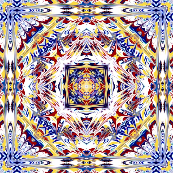 Renkli dijital sanat, oryantal model, geometrik doku, arka plan, 